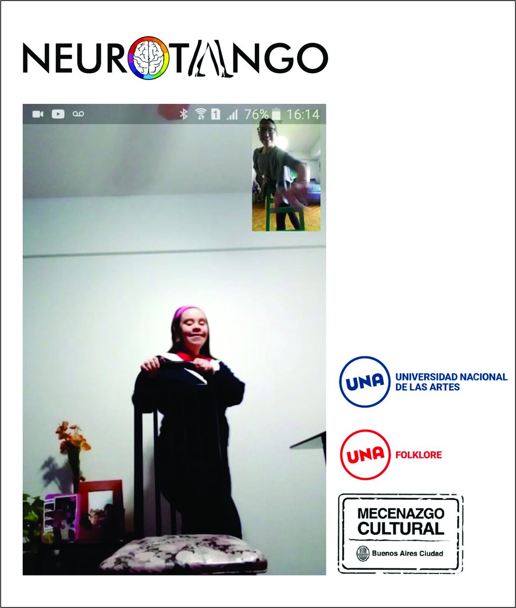 MateNeurotango's tweet photo. En estos momentos en donde estamos todos en casa #Neurotango adapta su experiencia a las herramientas tecnológicas llegando a los hogares de nuestra querida comunidad.  #Neurodiversidad #Tango #Danzaterapia #Mecenazgo #MinisterioCultura #UNA #Covid19 #QuedateEnCasa https://t.co/VDXWjOF04j