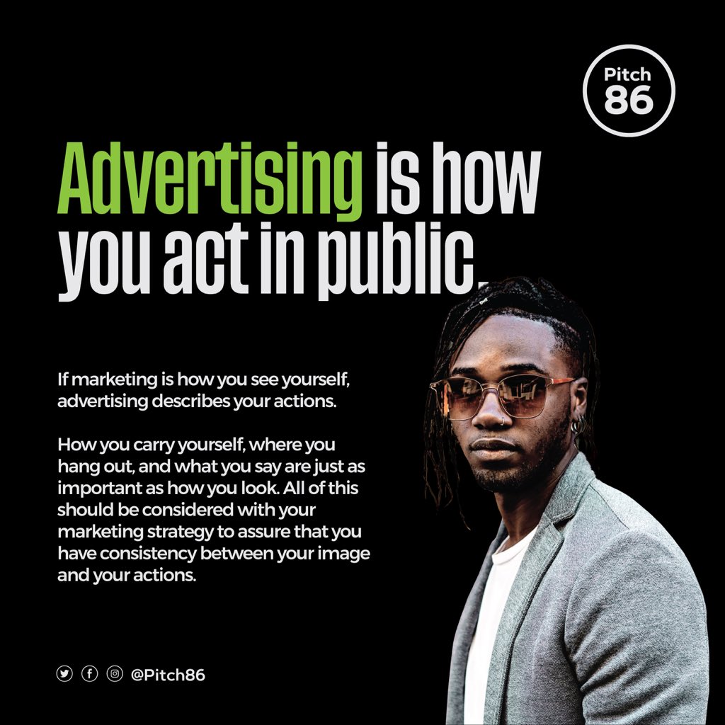 86Pitch's tweet image. Best Way To Explain The Difference Between Marketing, Branding and Advertising

.
@pitch86

#pitch86 #Typography #Adode #ui #uiux #daymonbola #productdesign #graphic #creativity #logodesinger #logomaker #branding #designer #trends #Entrepreneurial #brandidentity #mentorship