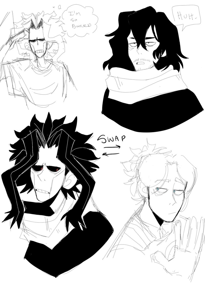 skybaird14's tweet photo. #bnha #erasermight #BNHAfanart #aizawashouta #toshinoriyagi https://t.co/SS6wgkHkWP