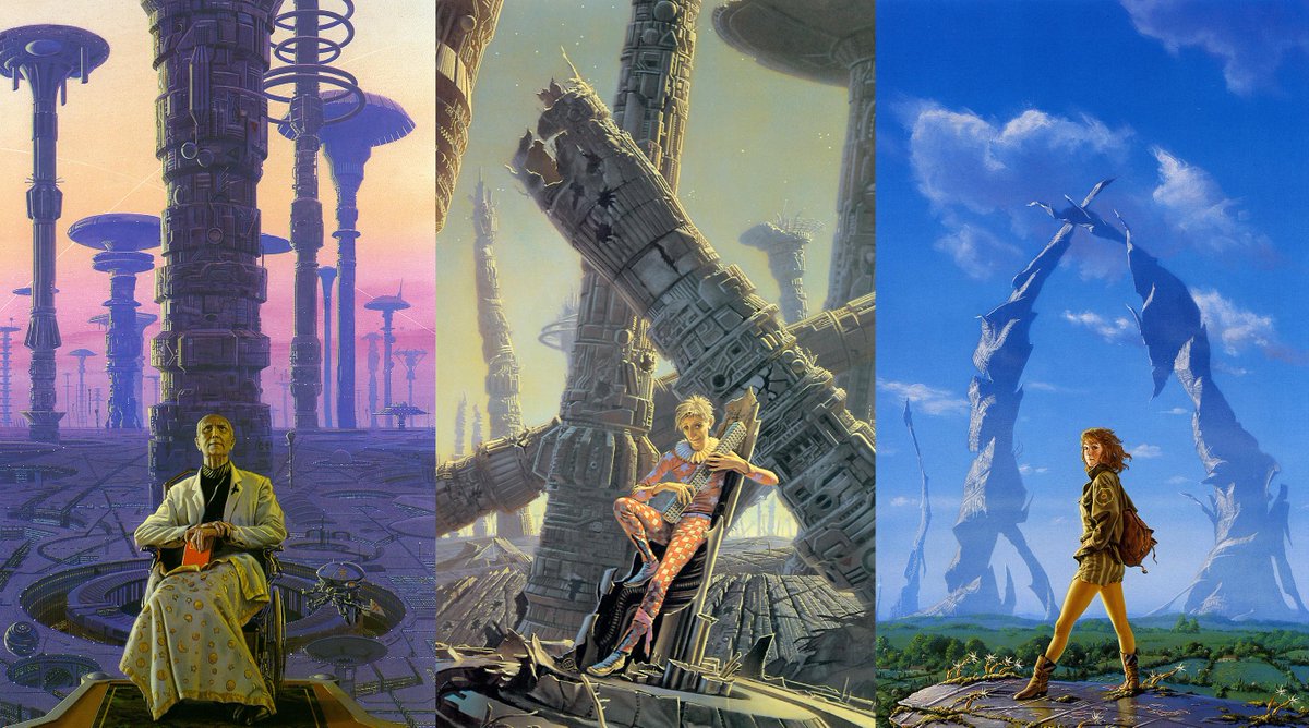 Michael Whelan  @whelanmichael's art work. I don't know what it is about his lighting but it's so warm feeling.