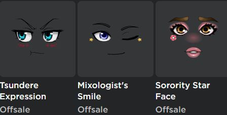 Emmie On Twitter I Find It So Hilarious That New Faces From Roblox Can Literally Range From Oh That Looks Fine To Literally God Awful Like Who Let Some Of These - sorority star face roblox code