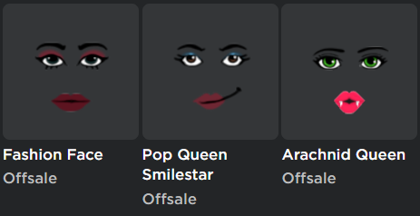 Emmie On Twitter I Find It So Hilarious That New Faces From Roblox Can Literally Range From Oh That Looks Fine To Literally God Awful Like Who Let Some Of These - offsale roblox faces