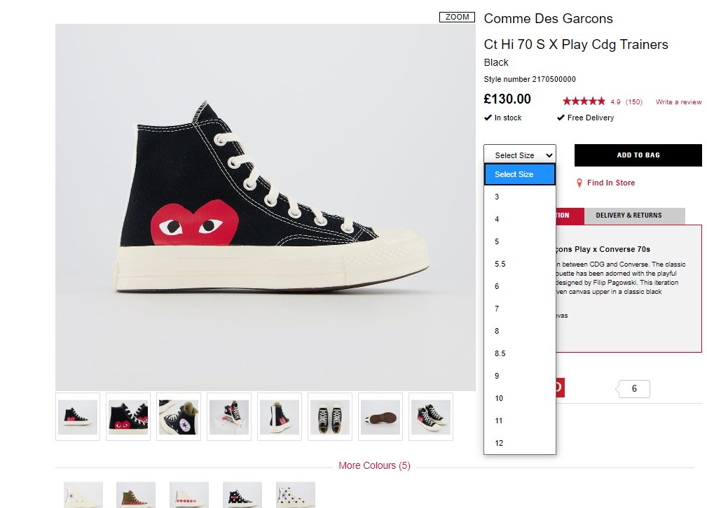 offspring comme des garcons