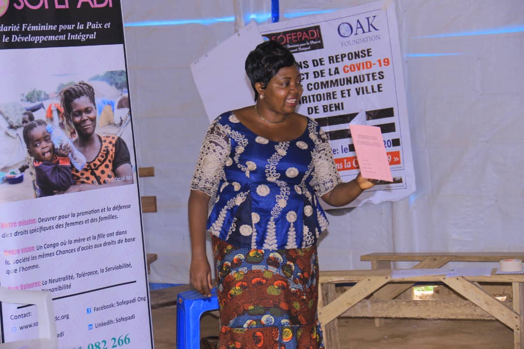 sofepadi's tweet photo. Elles sont depuis le 29 juin à l'école de l'autonomisat° grâce à l'appui financier de @oakfnd. Elles, ce sont #femmes déplacées recensées à #Beni et constituées en 3 #AVEC en vue d'accroitre leurs capacités de résilience économique en cette période de #COVID19 @iDeale_MicroFin https://t.co/gupDcPjUUZ
