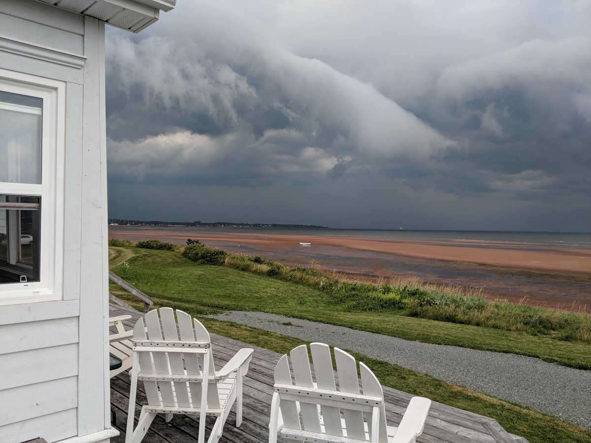 bruc51's tweet photo. My Nova Scotia. Storm brewing. https://t.co/i0NuOk81uL