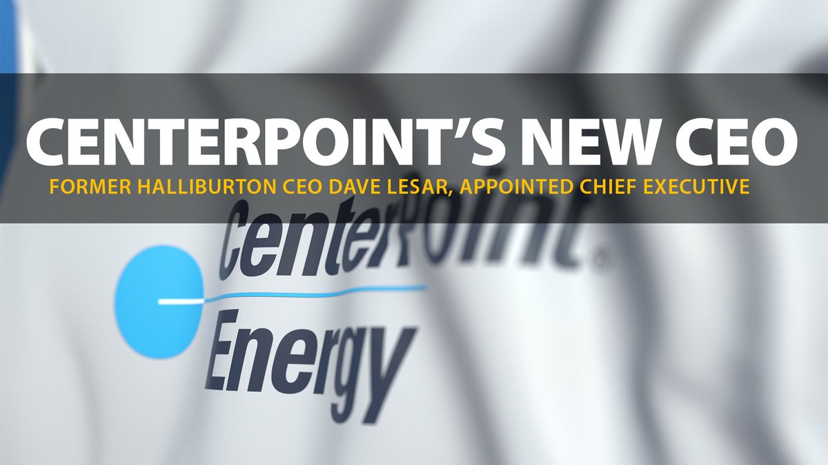tcaptx's tweet photo. New CEO at Houston's primary electric and gas utility. #txpower https://t.co/Uyp3yYoU8a https://t.co/8jjHklpNa0
