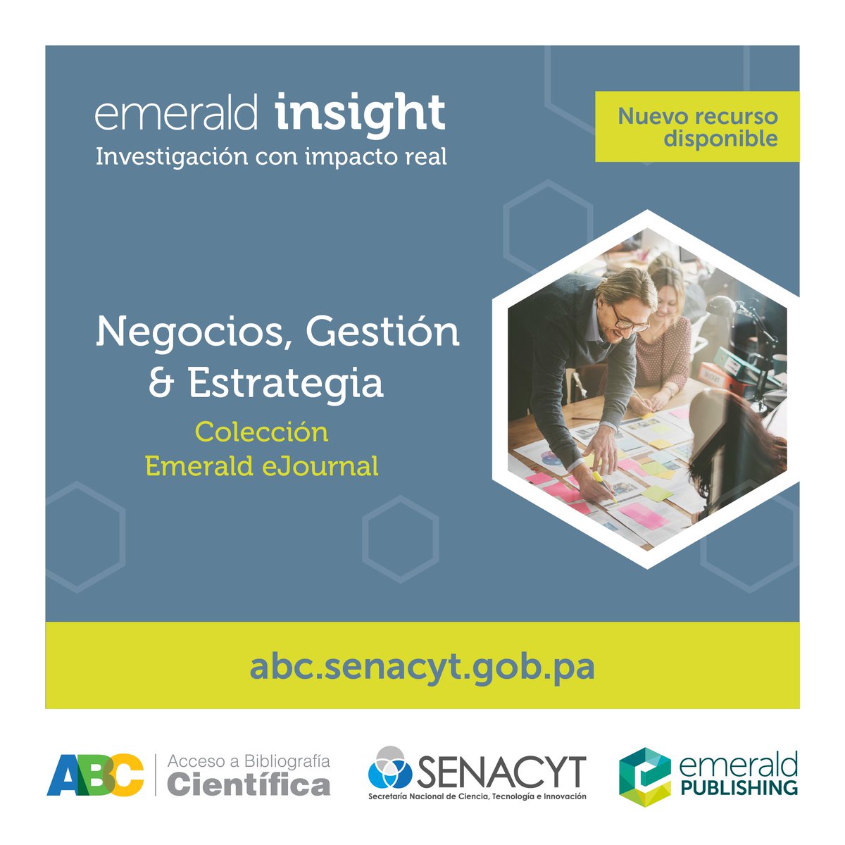 senacyt's tweet photo. Les compartimos el nuevo recurso disponible en la @plataformaabc de Emerald eJournals – Cobertura temática en: Negocios, Gestión y Estrategia.
🔗Acceda: https://t.co/yVx4RxDYDV
#PlataformaABC #SENACYT @emeraldlatinamerica #EmeraldInsight #EmeraldPublishing https://t.co/D82nTPjG4B