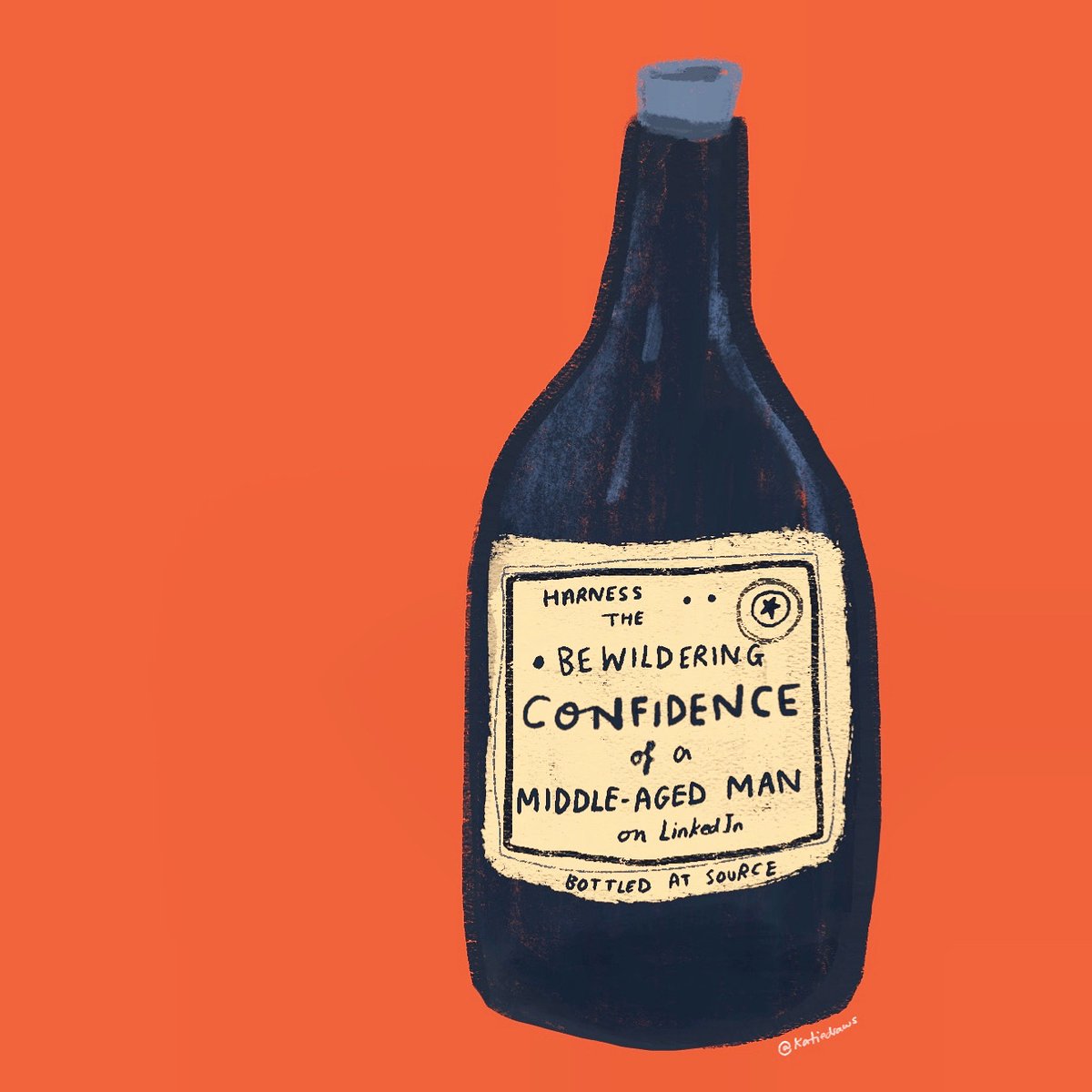 Hi it’s me from the future - I’ve figured out how to bottle middle aged LinkedIn corporate man confidence and I’m now a millionaire bye.

“MY SOLUTION IS EXACTLY WHAT YOUR BUSINESS NEEDS. HIRE ME.”

🙄