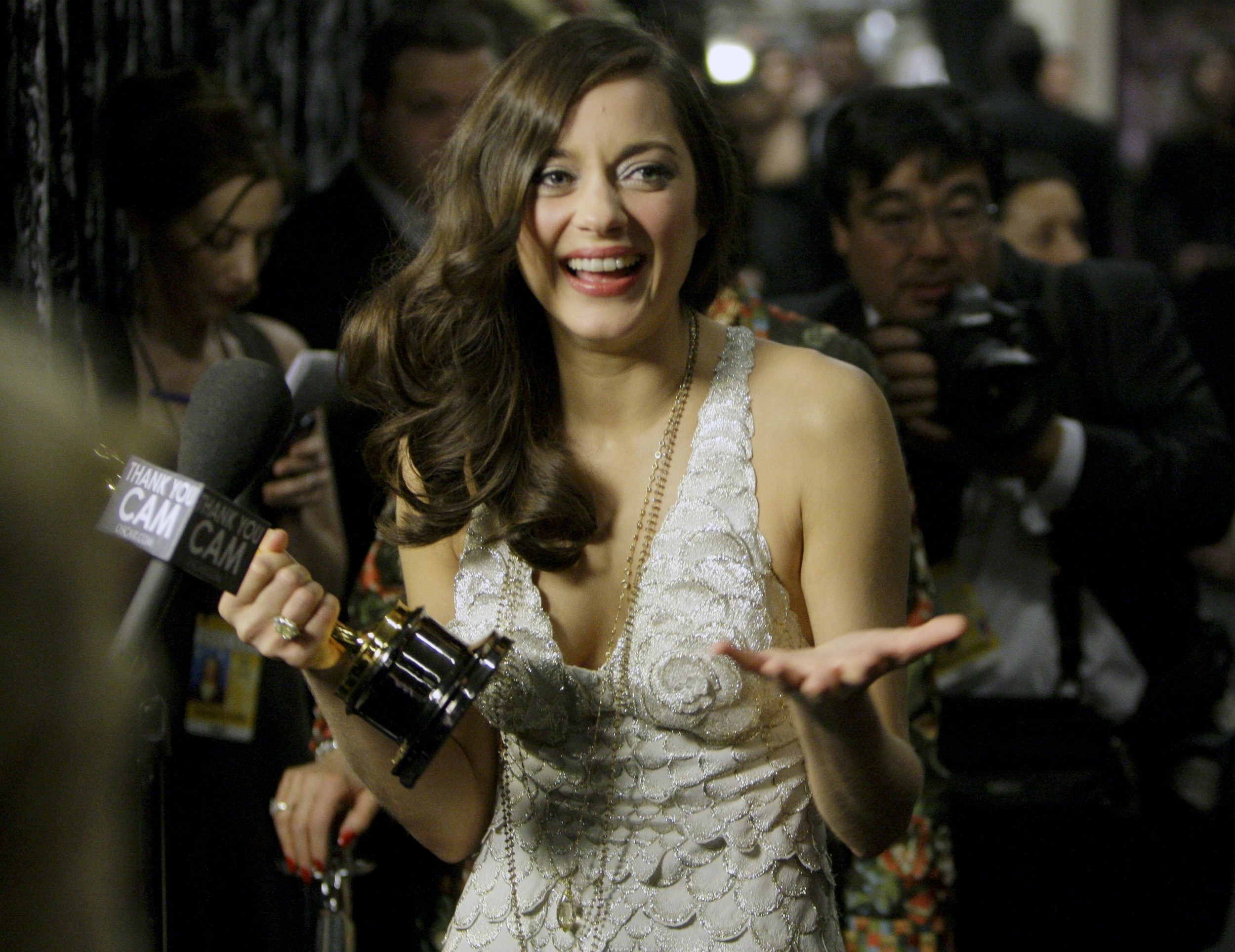 Marion cotillard 2008 oscar dress hot sale