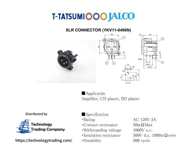 techtradingco's tweet photo. #JALCO  #XLR  #Connector #SoundDevice #GOLDPLATE #GOODSOUND

XLR Connector from T-Tatsumi (JALCO)
Right Angled type for PCB mounting
Non magnetic Gold Plating
Ideal for high grade sound devices. https://t.co/UppfK2ppiQ