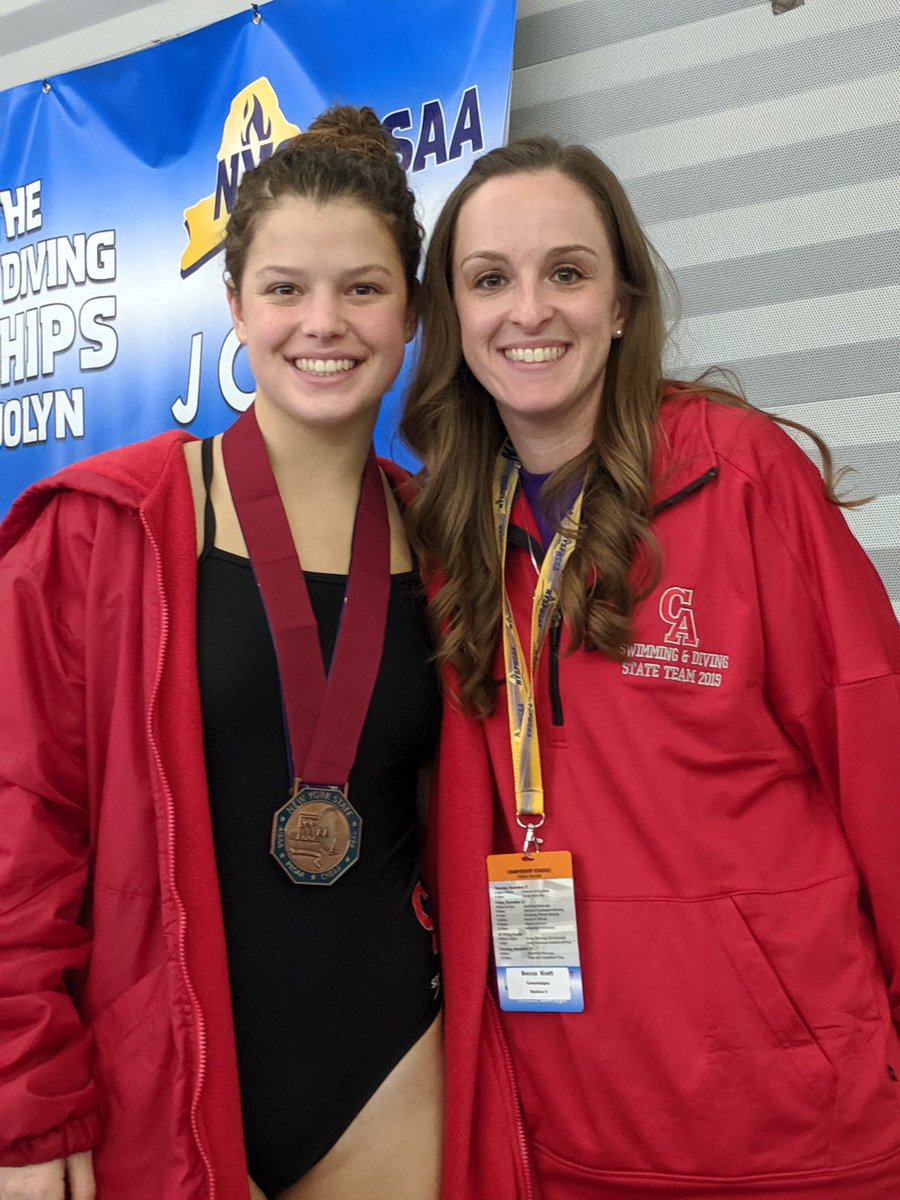Congratulations to <a href="/alexarizzo17/">Alexa Rizzo</a> and <a href="/speedo_jones/">Alex Kenyon</a> for both being named NISCA All America Divers for the 19-20 seasons. So proud of you both! <a href="/bloomfieldcsd/">Bloomfield CSD</a> @CABravesSports @BravesSupt