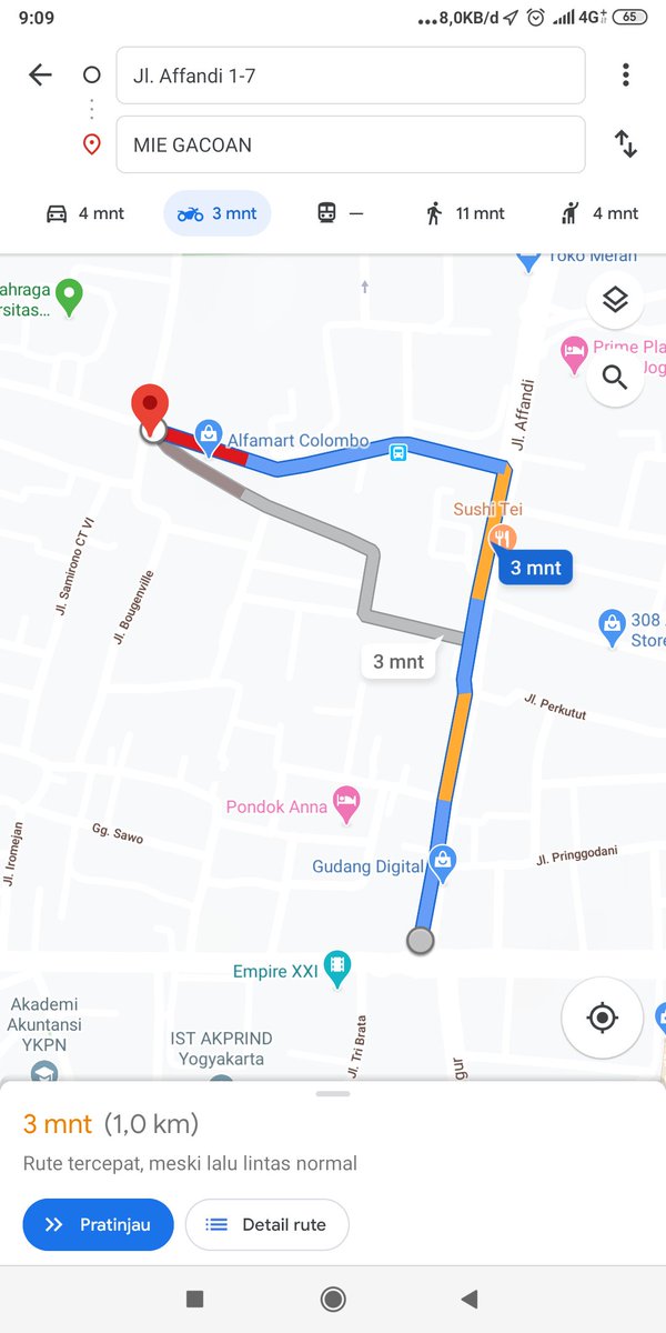 Bab selanjutnya adalah mengartikan petunjuk arah dari warga lokal.  : Permisi pak, kalo mau ke Gacoan Colombo lewat mana ya?  : Seko bangjo ngalor, ketemu bangjo meneh ngulon, mengko kidul dalan.  : Nggih maturnuwun.