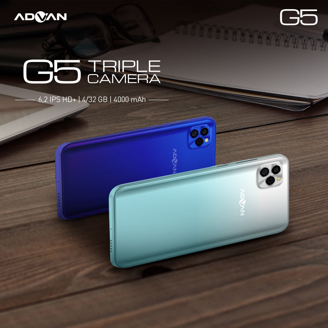 Advan G5 Keren Banget, RAM 4GB hanya 1.399.000, Baterai 4000mAh bisa seharian,