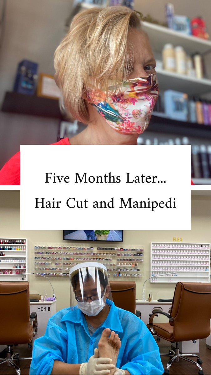 LizPalmer_'s tweet image. Feeling normal... Haircut and manipedi ...Five Months Later!

#feelinggood #feelingnormal #hair #haircut #hairgoals #manicure #manipedi #pamperyourself #abouttime #covid19 #thursdaymotivation #thursdaythoughts #thursdaymood #pampertime #stage2 #stagetwo #opening