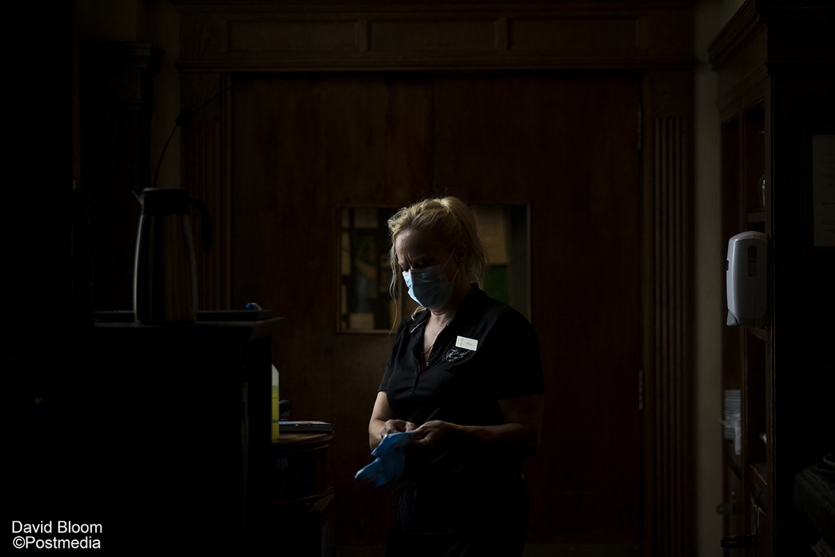 After closing for nearly 3 months due to the COVID-19 pandemic the Hotel Macdonald reopened for business Thursday. #yeg #COVIDAB <a href="/FairmontHotels/">FairmontHotels</a>