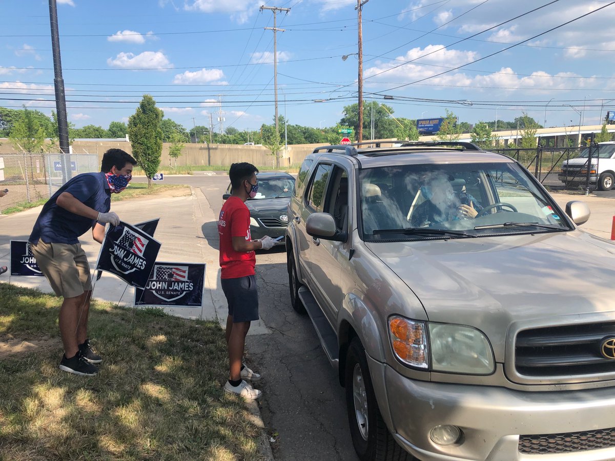 John James On Twitter Thank You Volunteers And Supporters In West Michigan Who Came Out Today To Our Yard Sign Drive Thru If You Missed Out Today You Can Always Get Yours Here
