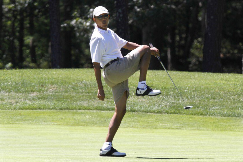 ACTBrigitte's tweet photo. Things Barack Obama did while NOT tweeting or talking about Juneteenth. https://t.co/Ksir8ELWP0