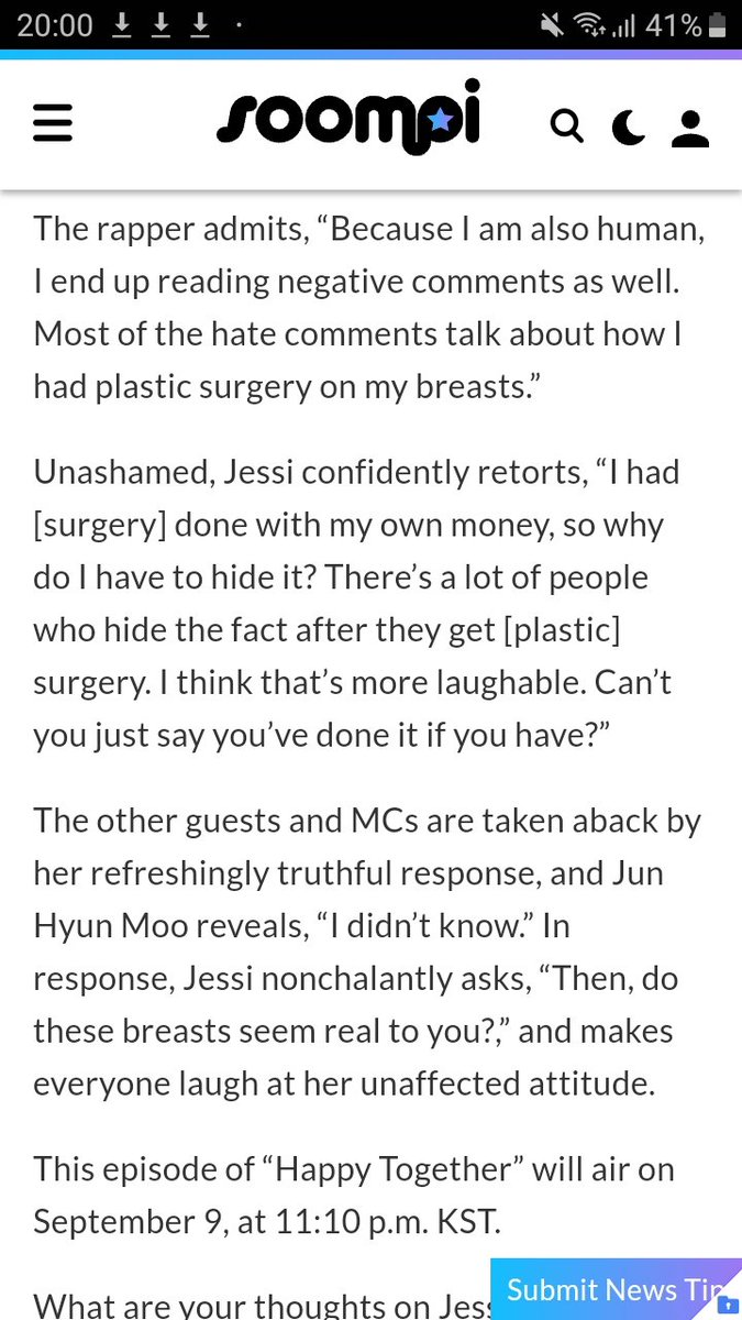 Jessi has spoken about her ps and seeing her do that so proudly was  Idols in 1st/2nd gen were open about ps but now it's seen as a shameful thingNot all idols undergoes surgery, but some do and it's sad to see them hide it as if they've done something wrong when they haven't.
