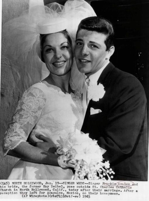 Gary Wells on Twitter: "Frankie Avalon and his wife, Kay, have been married  for 57 years! Read about this and more in my latest article on the former  trumpet prodigy. #FrankieAvalon #oldies #