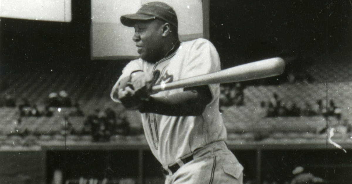 George "Mule" Suttles played first base and OF w/ the Birmingham Black Barons, St. Louis Stars and Newark Eagles. Suttles, elected to the HOF in 2006, swung a 50 oz. bat, and was known for hitting mammoth 500+ ft home runs as well as hitting 3 HR in one inning!