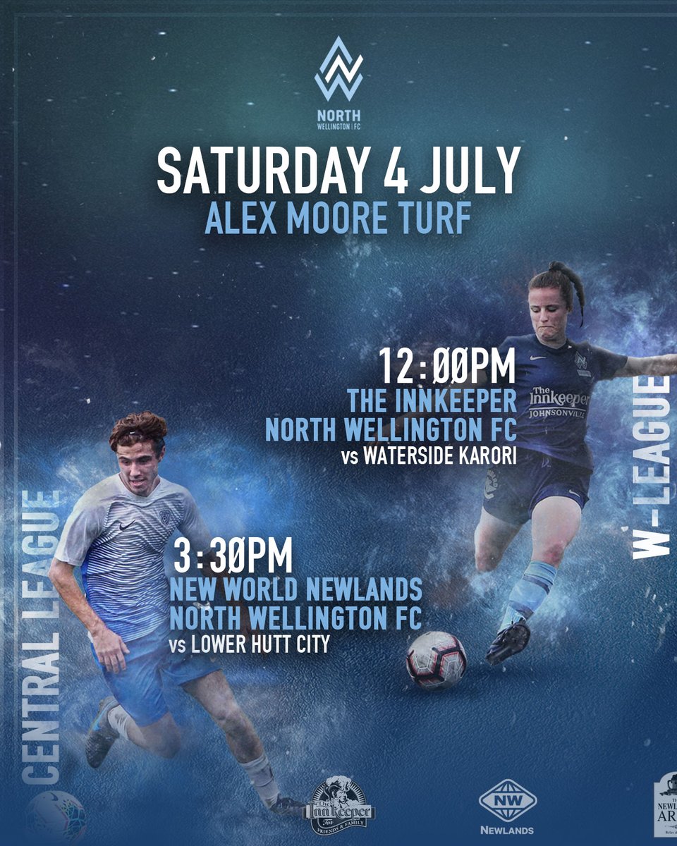 NorthWellington's tweet photo. 📅 FIXTURES | 
It's an action packed weekend at Alex Moore Turf this week. We have 10 home games including the W-League, Central League and Women's and Men's Capital Premiers all playing at home. Come on down to support the teams! 
#GoTheNorths 
#MCL20 #WL20 #CapPrem20 #WPrem20 https://t.co/BeCTYknMeT