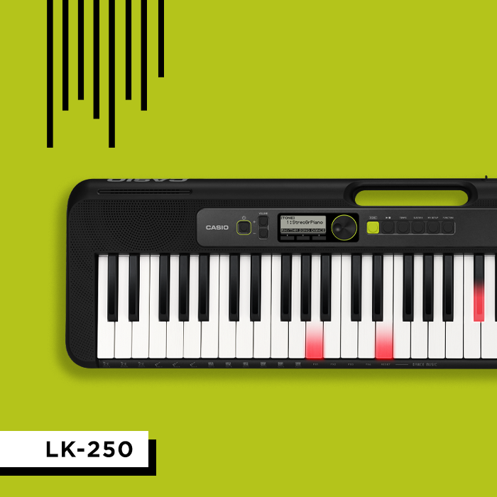 CasioTeclados's tweet photo. Divirta-se aprendendo com o sistema de teclas iluminadas do novo “LK-S250”.
O modelo conta com uma interface simples e intuitiva, oferecendo um layout mais enxuto, com menos botões, graças à tela LCD e o disco seletor.
#WeGoBeyondSound https://t.co/ap2La3C47z