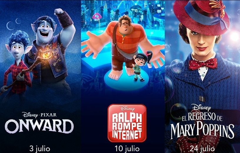 AngelsCorner2's tweet photo. 3 buenas películas llegan a @DisneyPlusES estos días.
#onward hoy 3 de julio.
#RalphRompeInternet el 10 de julio.
#ElRegresoDeMaryPoppins el 24 de julio.
@Disney @DisneySpain @disneyplus @Pixar #OnwardPixar #RompeRalph2 #MaryPoppins2 https://t.co/EpVFyAede1