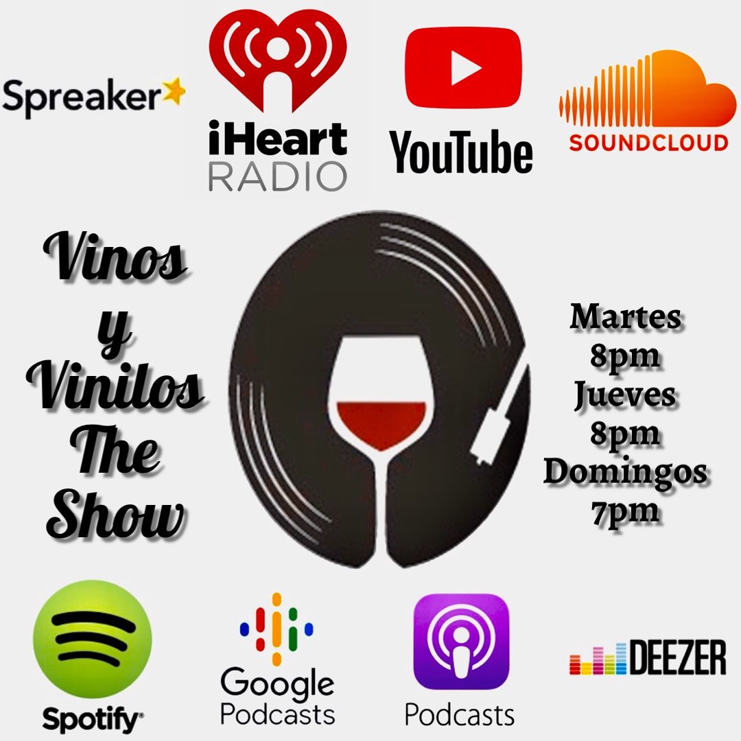 Llego el Jueves y con eso un nuevo #VinosyVinilosTheShow Alex de MusicArtsTastings.com nos platicará de vinos de Croacia. De invitados tendremos a la banda chilena <a href="/johnny_olas/">Johnny Olas</a> , quien nos trae detalles del nuevo disco, escuchamos via <a href="/TuVidaFM/">TuVidaFM</a> a las 8pm (hora Washington DC)