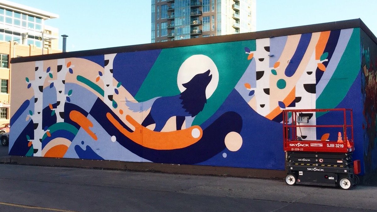 yycbump's tweet photo. #ThrowbackThursday to one of the very first BUMP murals all the way back from 2017! Such a lovely one by Mateusz Naperialski 😍
What is your favourite BUMP mural?
#yycbump #mural #calgarymurals https://t.co/pHj9UqNTMR