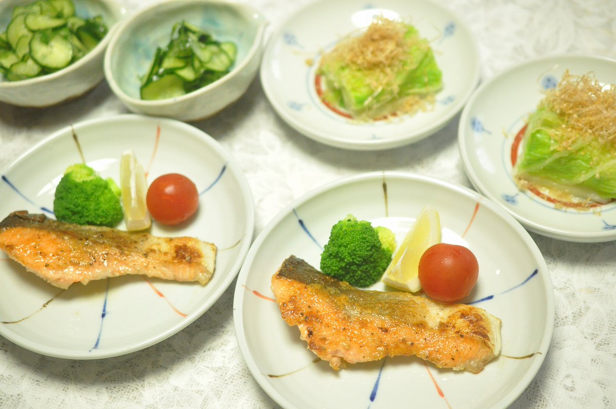 銀鮭のムニエル