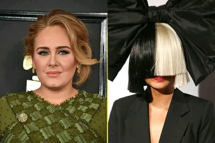 c1h5v's tweet photo. #SiaWithAdele 
@Sia 
@Adele  
We love you, keep going. https://t.co/LiCki40NHB