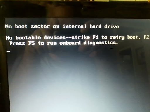 Connlith's tweet image. @Dell n5030 laptop issue. Trying to do a fresh install. Coming up with this? Won’t boot windows repair/install from USB. #it #windows #bootproblems #help