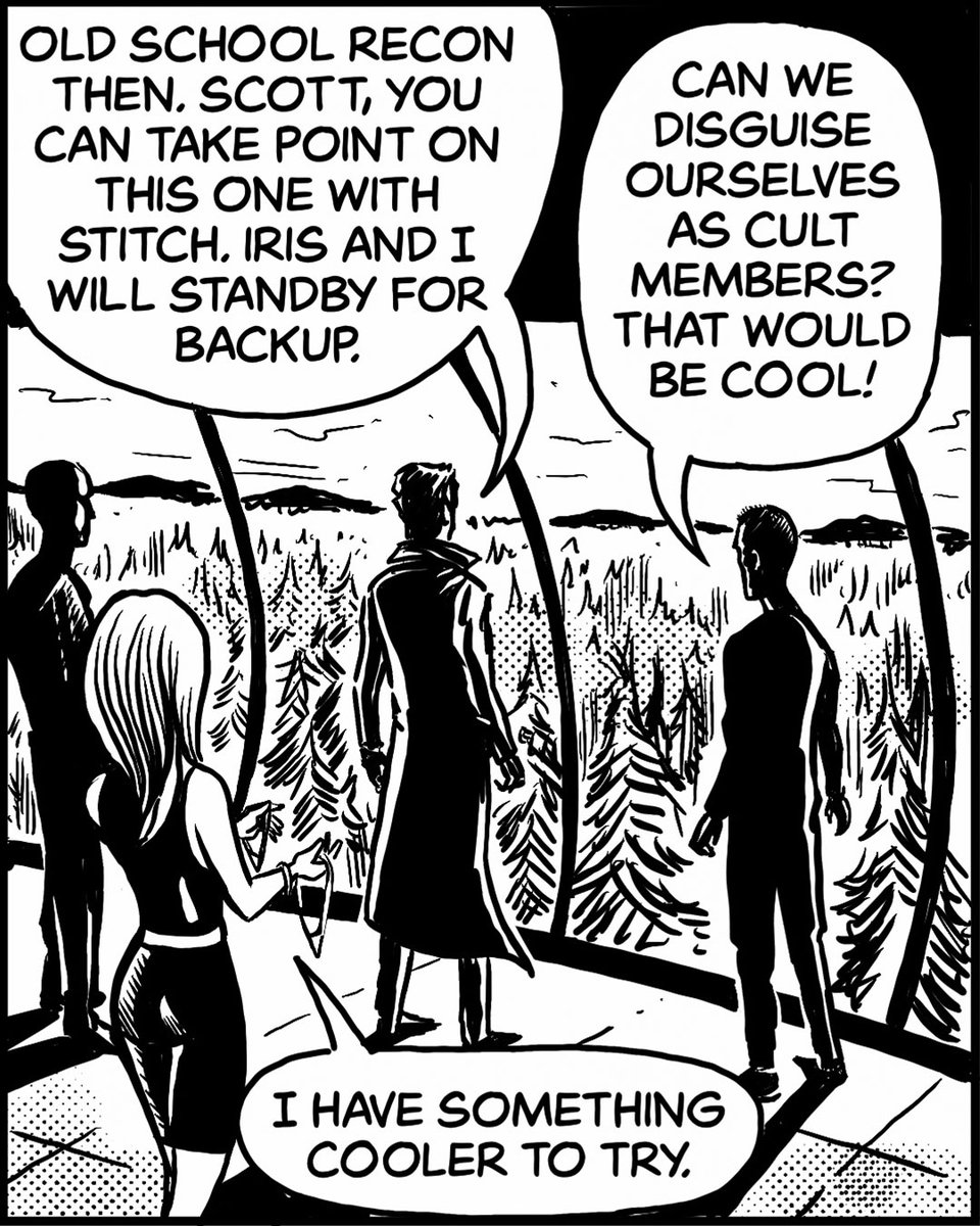 secret_forces's tweet photo. 🔥 Today's #dailycomic. Updates daily Mon-Fri. Also available daily on @webtooncanvas app 
#comicsofinstagram #webcomics #indiecomic #blackandwhitecomics #sfdaily #scificomics #makecomics #makingcomics #makemorecomics #readmorecomics #webtoon #newcomics #procreate #ipadpro https://t.co/hsOYzjtO5a