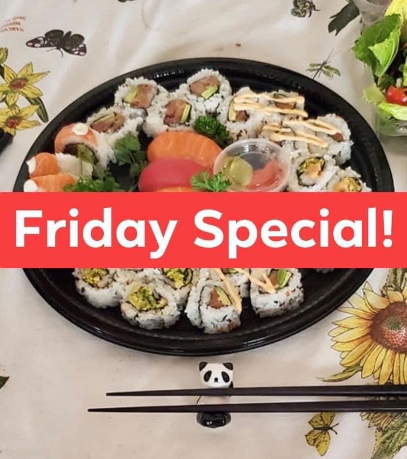 BaystarC's tweet photo. Tomorrow is our last #SushiSpecial until the fall! Those who have been messaging &amp; asking this is your chance! Order in advance so you don't miss out!! Happy Hour is 3-5pm!!! #BaystarCafe https://t.co/KIiWHe5JPM