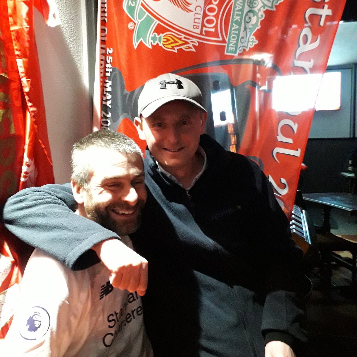 KarlN1985's tweet photo. Greatest 4 nil defeat ever!! 
 @LFC #champions #Falklands https://t.co/Hh6uHQG4IF