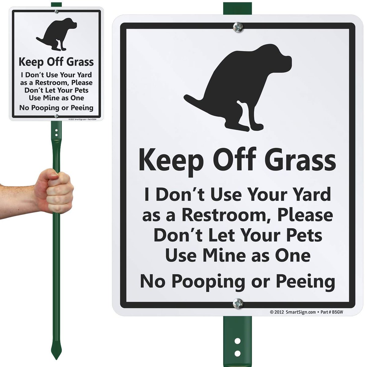 funny no dog pee signs