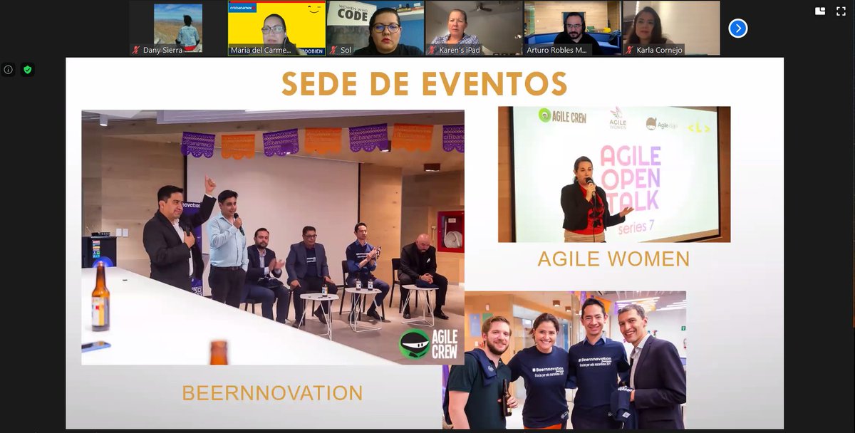 WWCodeCDMX's tweet photo. ⏲️ MeetUp!! Mujeres en la banca: experiencias y desafios. @CrewAgile #AgileDojo #WWCode 👍#WWCodeCDMX #WomenInTech https://t.co/jT0GZRDKoP