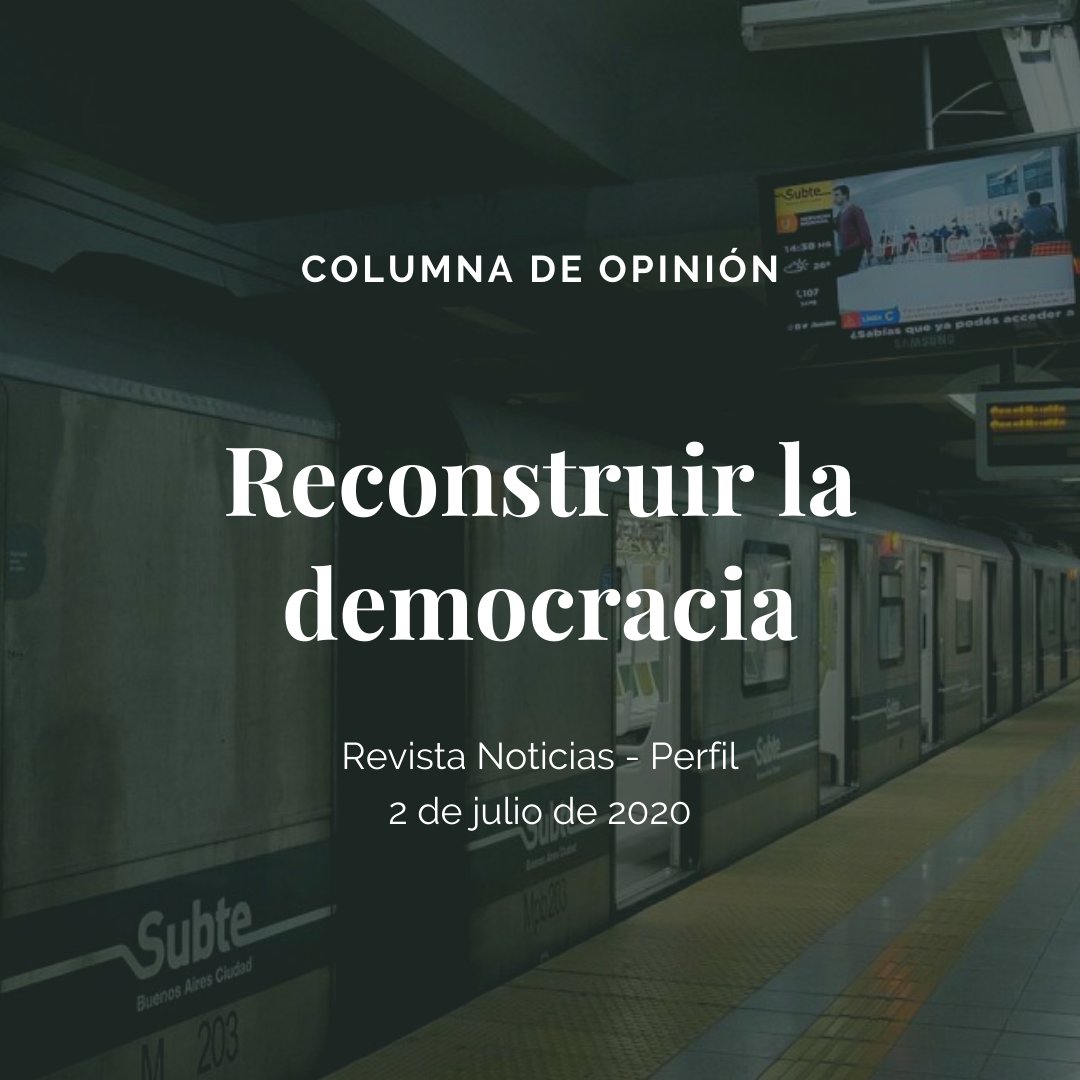 mauriciodevoto's tweet photo. (viene de tw anterior) explicitando y educando a la ciudadanía en los modos y formas mínimas y comunes que se corresponden con el rol de ciudadanos. Te dejo la columna que escribí en @perfilcom hoy https://t.co/lf32cCs8g9 https://t.co/aDA5A5ywix