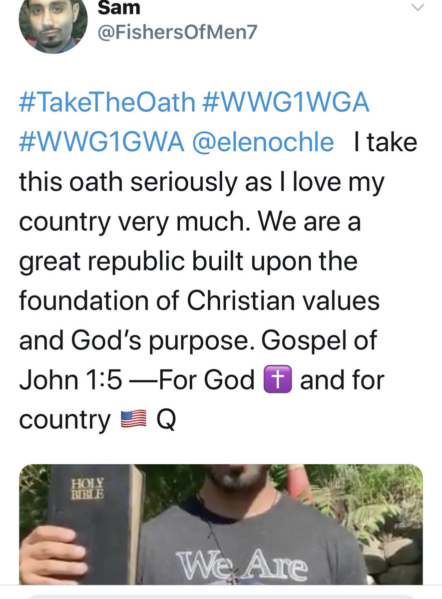 4571   https://twitter.com/FishersOfMen7/status/1278692350181736448Thank you, Sam.We are in this together.WWG1WGA!!!Q