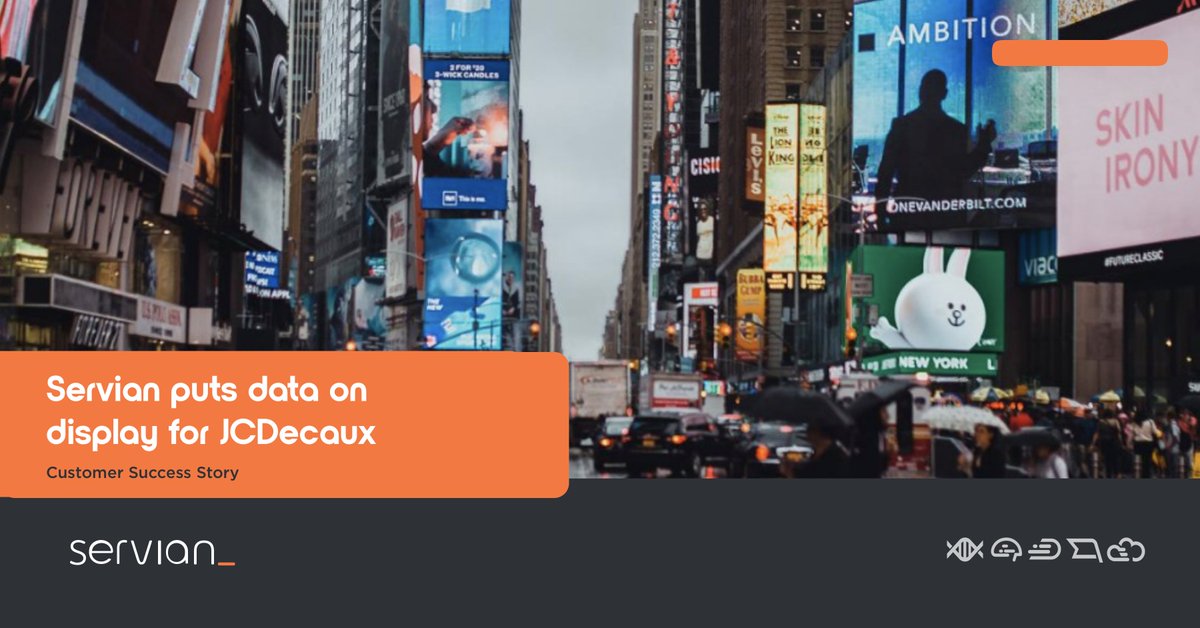 “Servian is always interested to understand what our end goals are, how our business model works &amp; why we believe certain data capabilities will benefit the sales process,” said Essie Wake, CMO at @JCDecauxAUS. Read how they drive business value with ML: hubs.ly/H0s6XGr0
