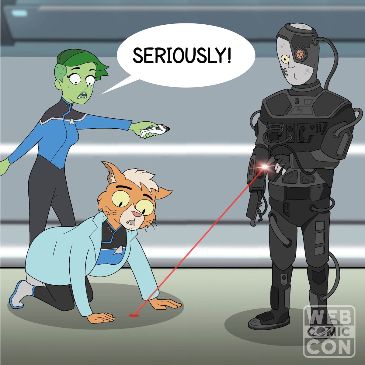 webcomicon's tweet image. The Borg ain’t Kitten Around

Anyone else excited for #startreklowerdecks ? 

#startrek #lowerdecks #theborg #scifi #webcomic #webcomicon #ussceritos #scifiart #scifigeek #starfleet #resistanceisfutile