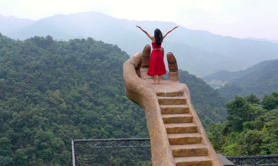 Esta estatua, en la provincia de Guangdong China, está inspirada en la
