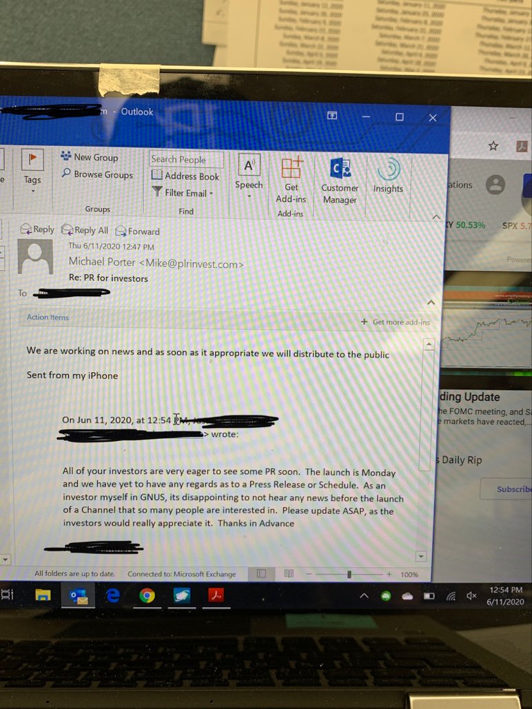 Prior to this announcement, Andy and IR dept was very very out spoken about having patience, etc. I've included a few IR responses here: You can see, something BIG was happening.