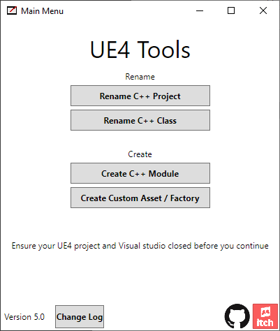 GameDevSamCarey's tweet image. I have updated my set of UE4 utility tools. This tool can now generate FAssetTypeActions_Base classes allowing for custom icon colours, name, tooltip and right-click actions. #UE4
 
Download: samcarey.itch.io/ue4-tools-open…

Source Code: github.com/SamCarey99/UE4…