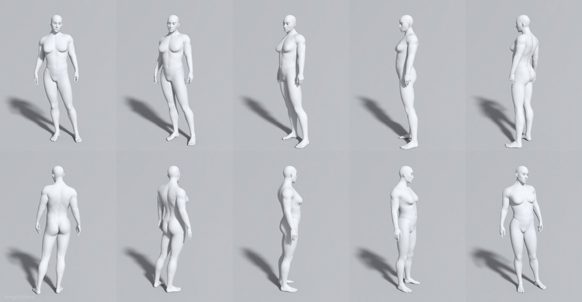 Banishedpotato On Twitter I Love The Body Types You Create Amazing Refs