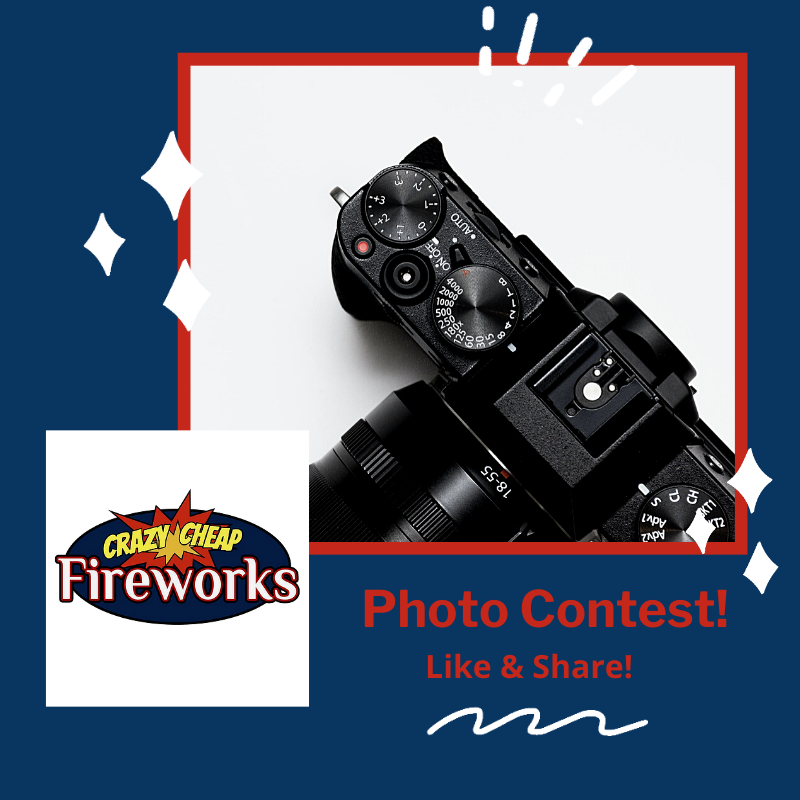 CrazyCheapFrWrk's tweet photo. Post and Tag us on Facebook or Twitter with your best 4th of July photo to be entered to win a pack of Sparklers. 
Entries close at 11:59pm on July 4th, 2020. The winner will be announced on July 5th at 12pm. #Fireworks #curbsideSTL https://t.co/Pu6wA4JScx