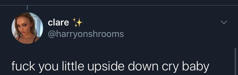 clare bullying me: a (short) thread cause i wasn’t bothered to scroll 