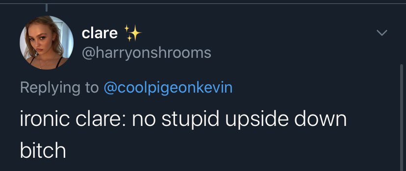 clare bullying me: a (short) thread cause i wasn’t bothered to scroll 