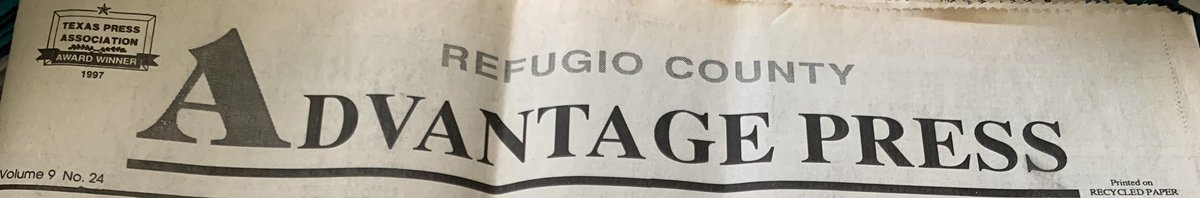 KNashvlia's tweet photo. #tbt June 17, 1998 #RefugioTexas #RefugioCounty #AdvantagePress Refugio Native remembers hometown elementary school.  Cantu takes play, parties to Hollywood. Always loved visiting family members @LorraineLopez 
Talks about #commercials, #FlowersbyDolores and #Hollywood #dreambig https://t.co/TJZfnoPZXP