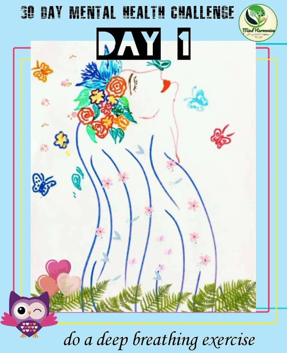 mindharmonica's tweet photo. Day 1 - Do A Deep Breathing Excercise
#mentalhealth #mentalhealthawareness #anxiety #selfcare #depression #selflove #love #mentalhealthmatters #health #wellness #motivation #covid #mindfulness #therapy #mentalillness #fitness #healing #life #loveyourself #psychology #recovery10 https://t.co/ayy6LJqO5q